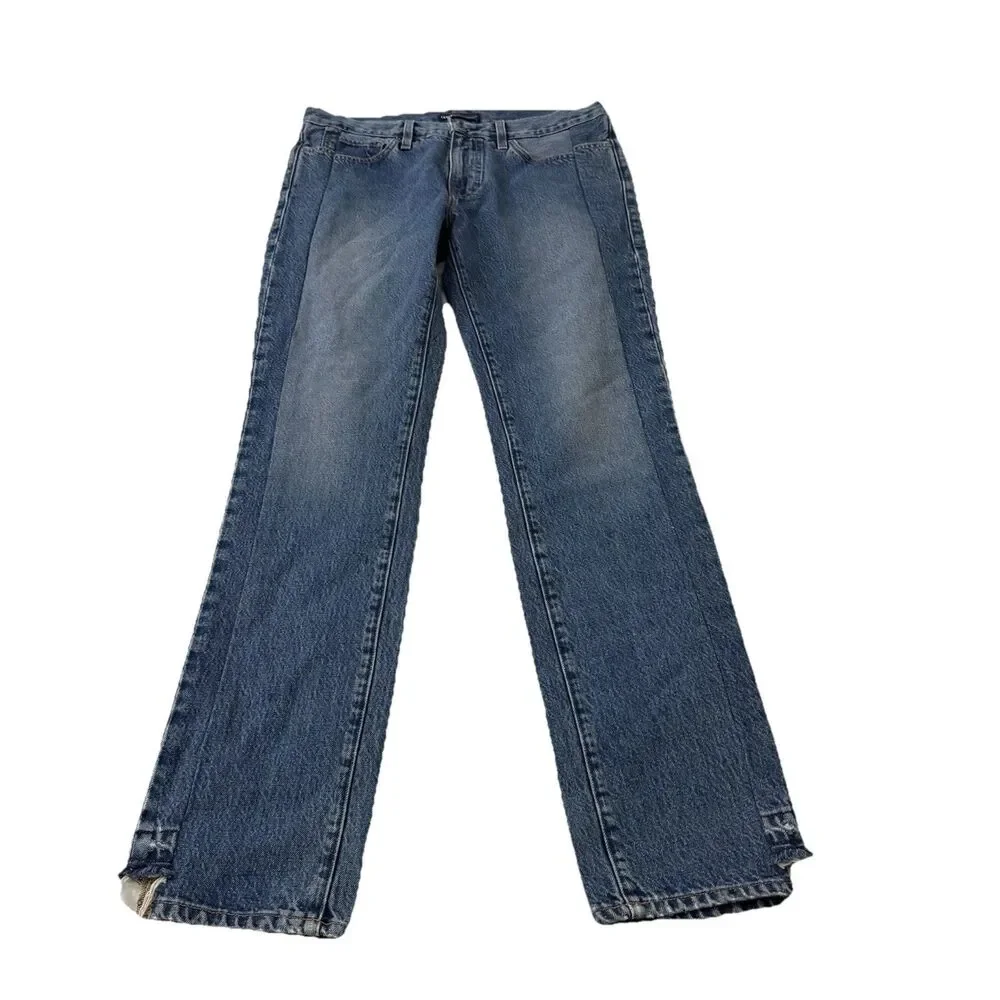 Levi's Made & Crafted 511 Pieced Out Jeans Mens 32x32 Blue Contrast Panel Slim